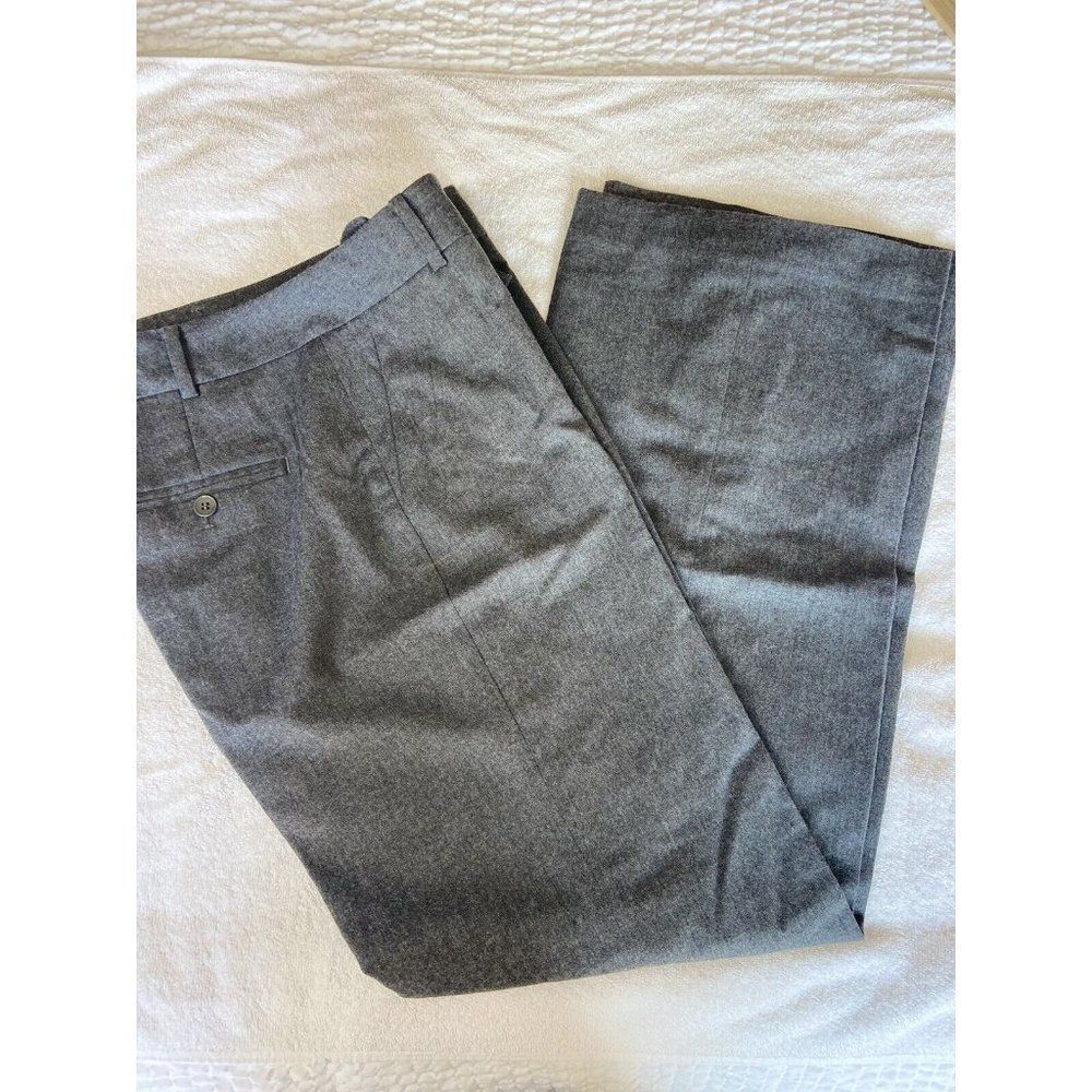 Talbots Heritage  Stretch Women's Pants gray wool slacks lined size 10